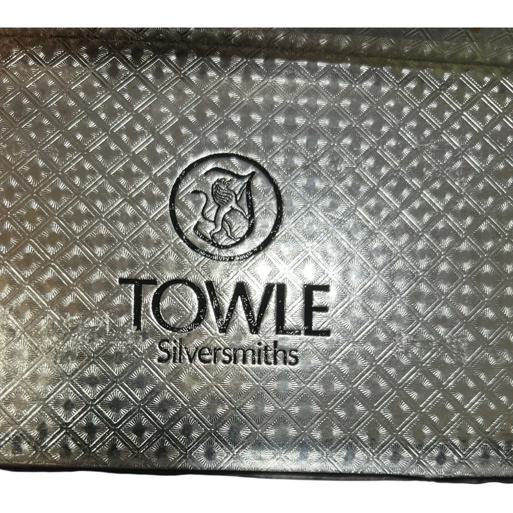 Vintage Towle Silversmiths Stainless Steel Carving Set